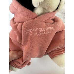 Comfrt Dog Hoodie Small Pink Cotton Blend “You Matter” Pet Sweatshirt Cozy Sm